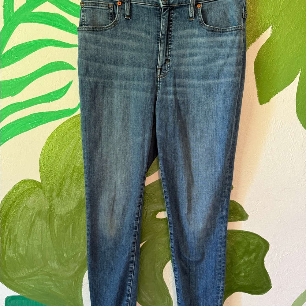 Madewell Skinny Jeans in Mid Blue Wash